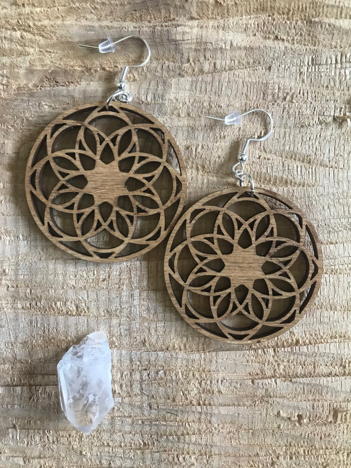 Ariell wooden earrings