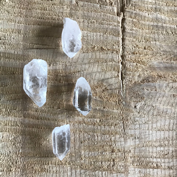 Raw Quartz + Amethyst crystals